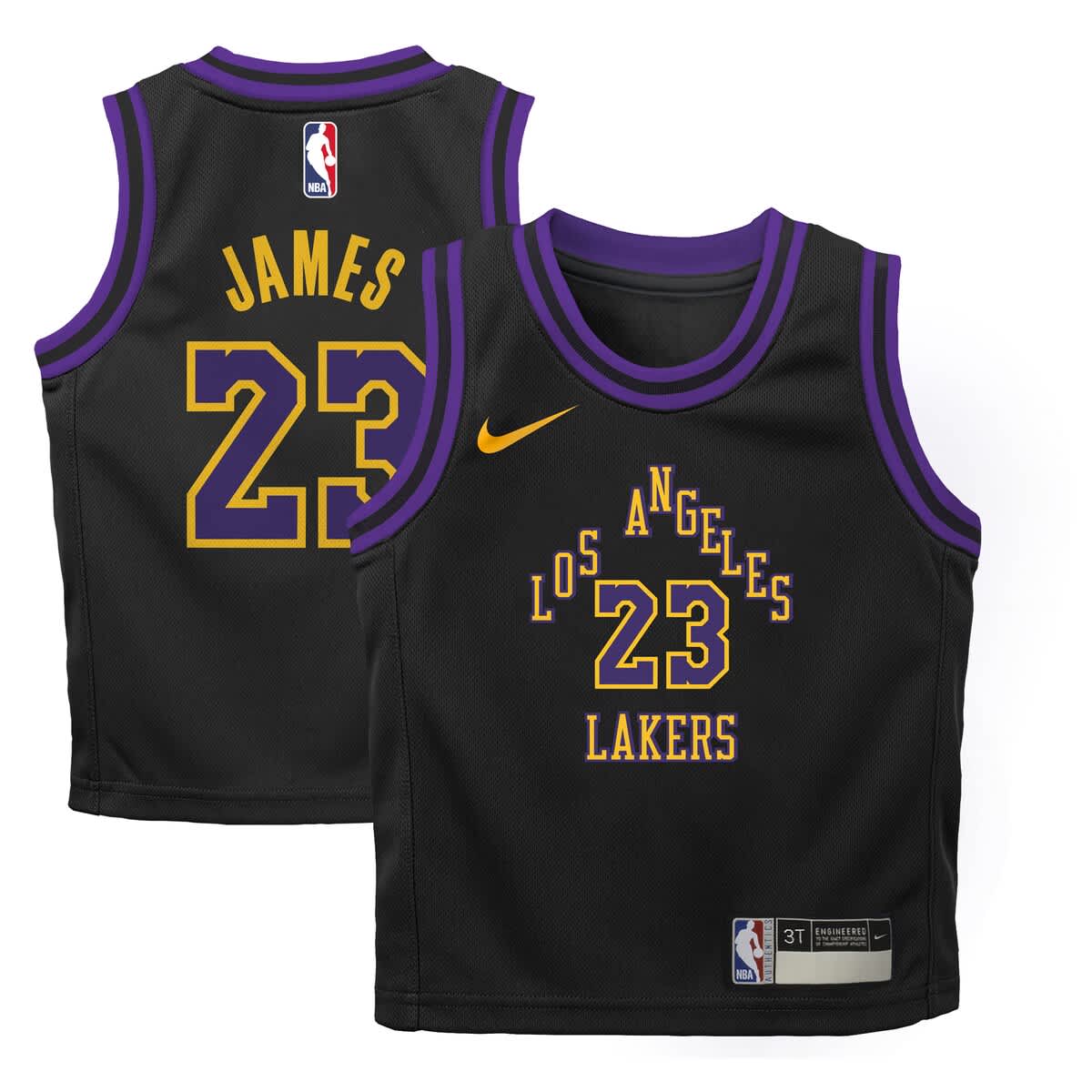 lakers lebron black jersey