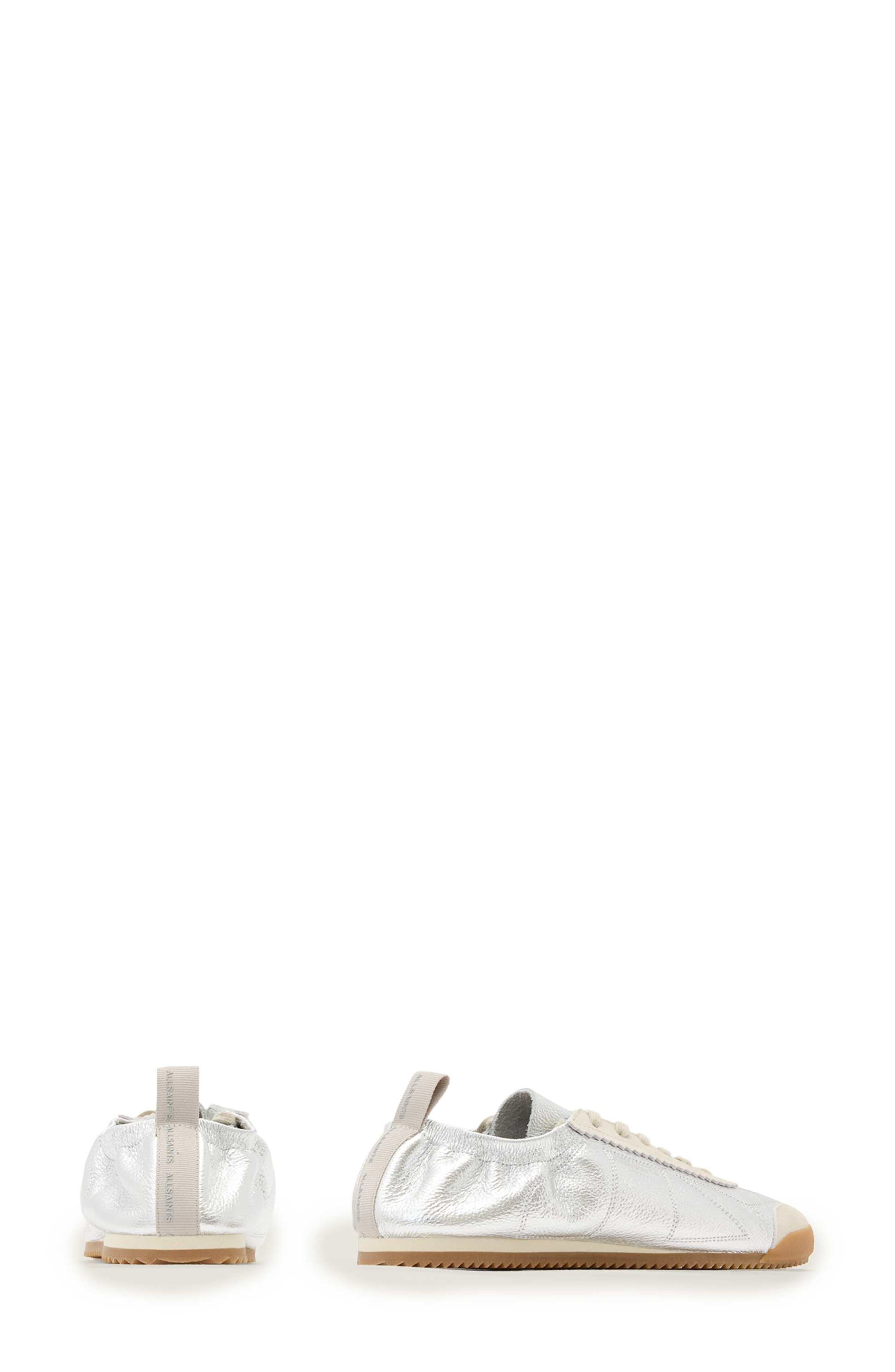 AllSaints Kenny Runner Sneaker, Alternate, color, Silver