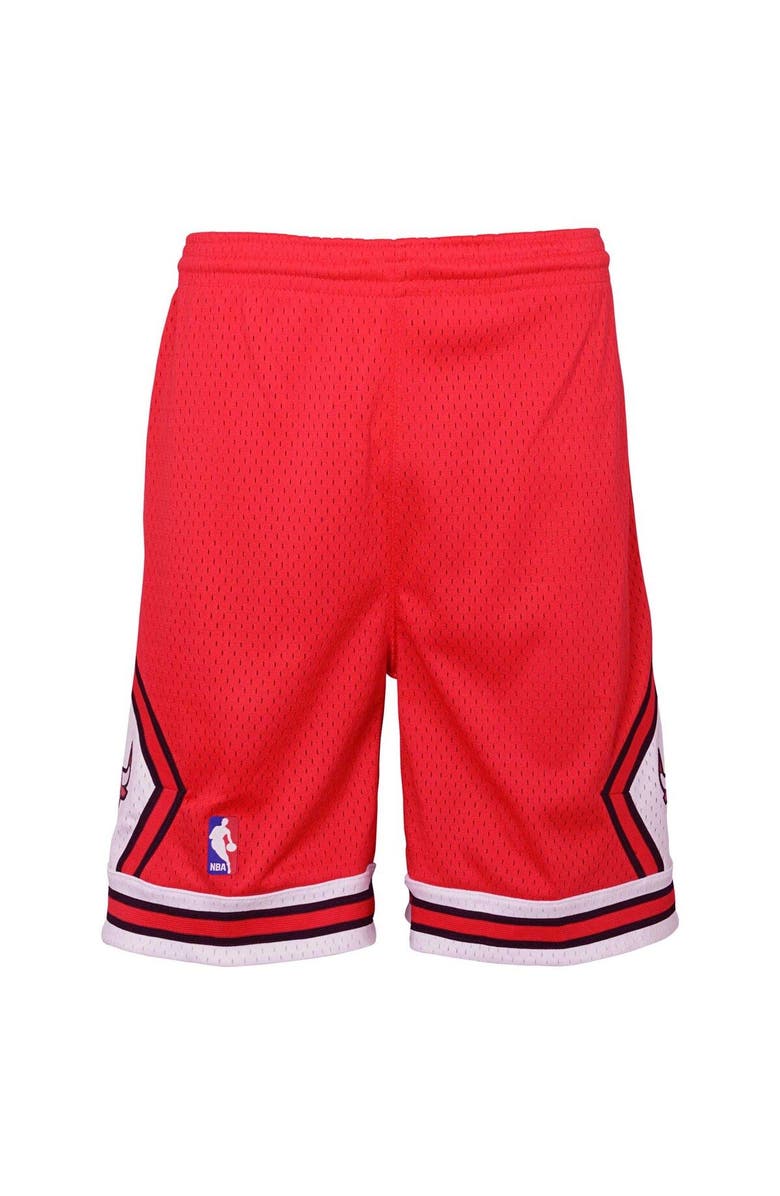 Mitchell & Ness Youth Mitchell & Ness Red Chicago Bulls Hardwood Classics Swingman Shorts, Alternate, color, Red
