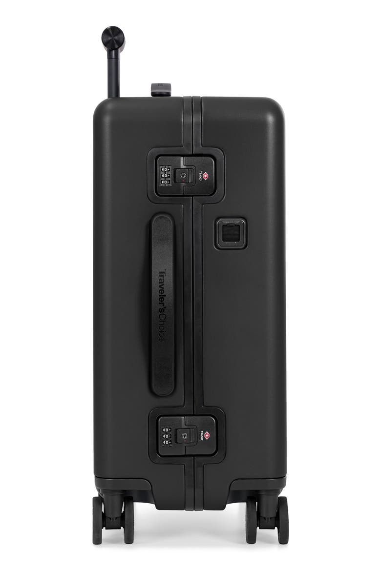 Castle Valley 21-Inch Carry-On Luggage, Alternate, color, BLACK
