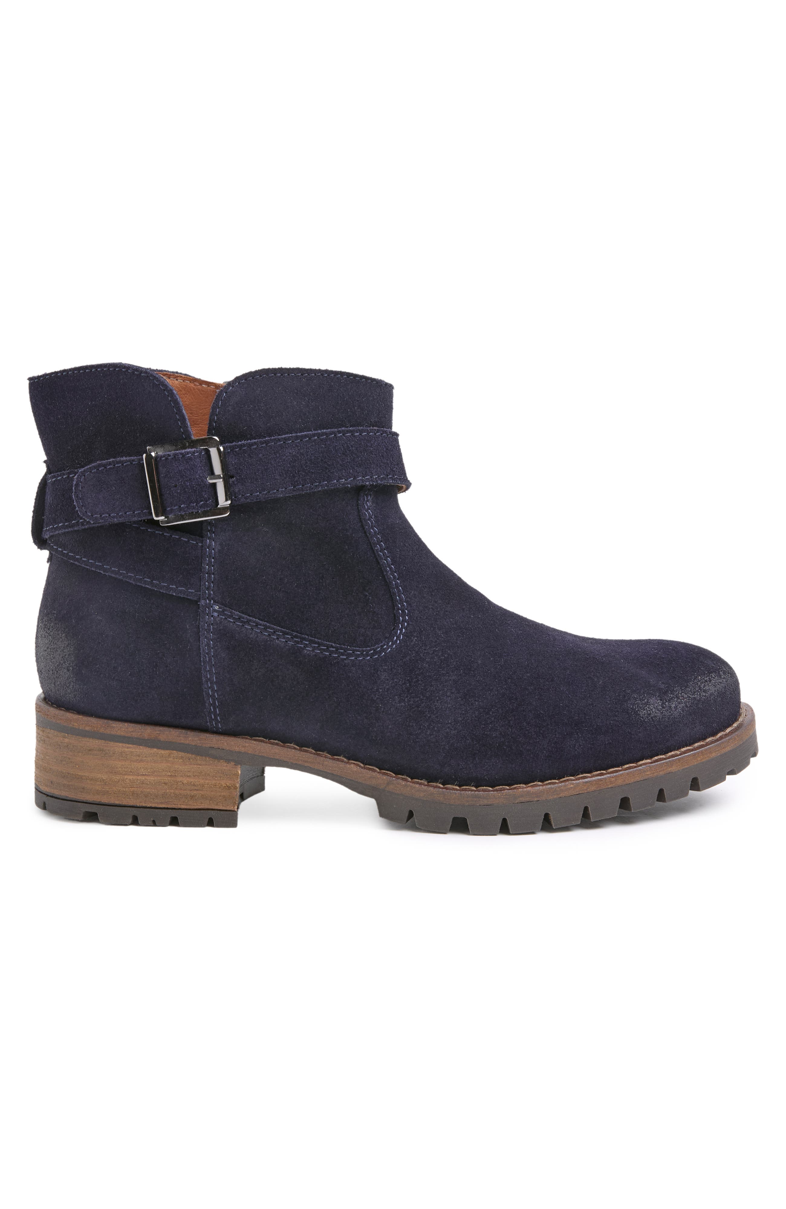 Celtic 
Co. Strap Detail Ankle Boot, Alternate, color, Dark Navy