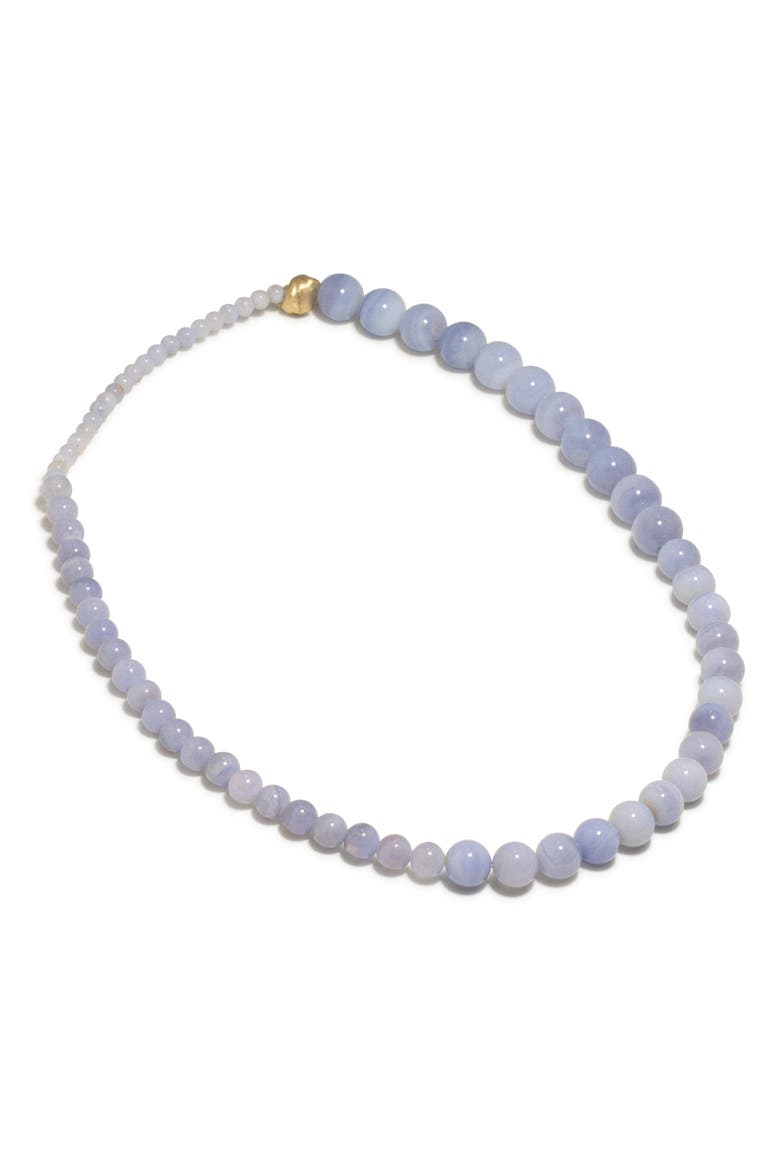 Tidelands Beaded Necklace, Alternate, color, 18CT GOLD PLATED