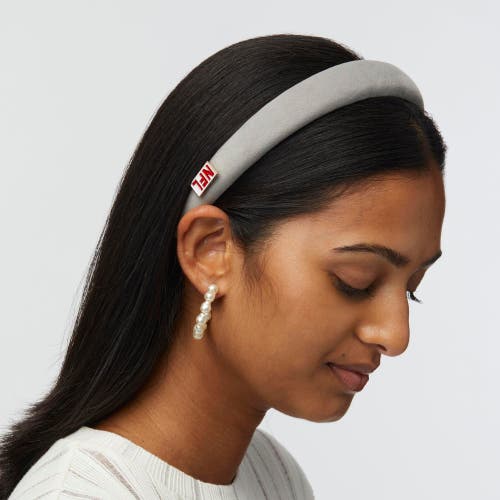 Lele Sadoughi Dallas Cowboys Charlotte Headband In Gray