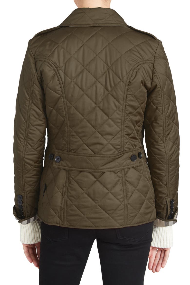 Frankby Quilted Jacket, Alternate, color, DARK OLIVE