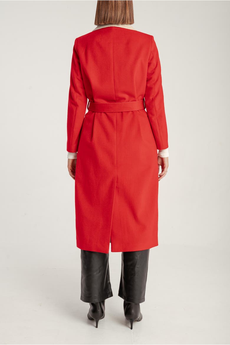 Cashmere Belted Wrap Coat, Alternate, color, V3_red_cream