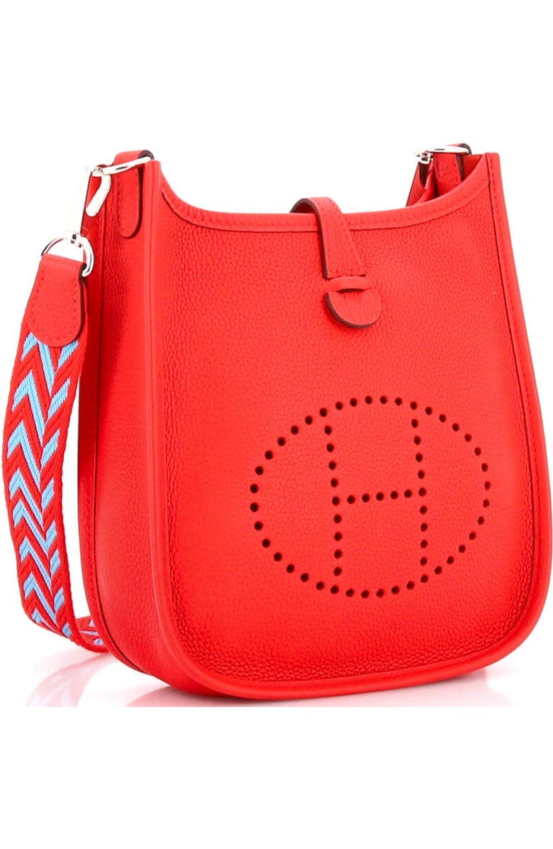 Pre-Owned Hermes Evelyne Bag Gen III Maurice TPM, Alternate, color, Rouge De Coeur
