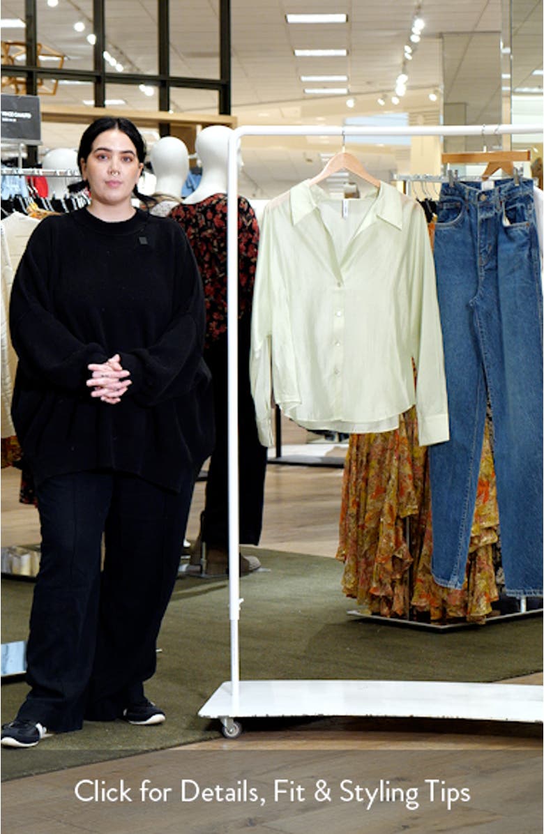 Satin Button-Up Shirt, sales video thumbnail