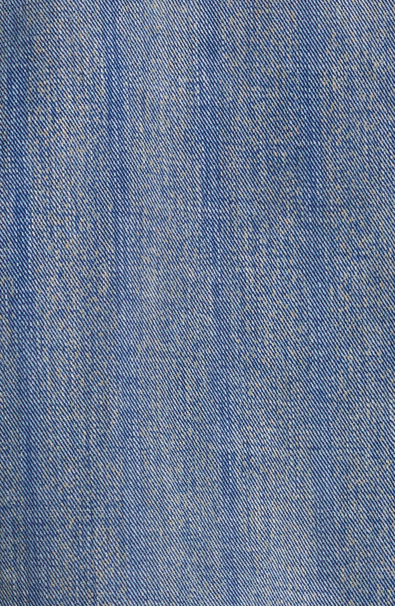 Double RL Indigo Stripe Twill Engineer Coat, Alternate, color, 