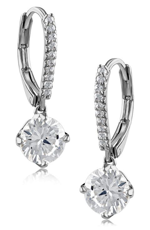 CZ Drop Earrings