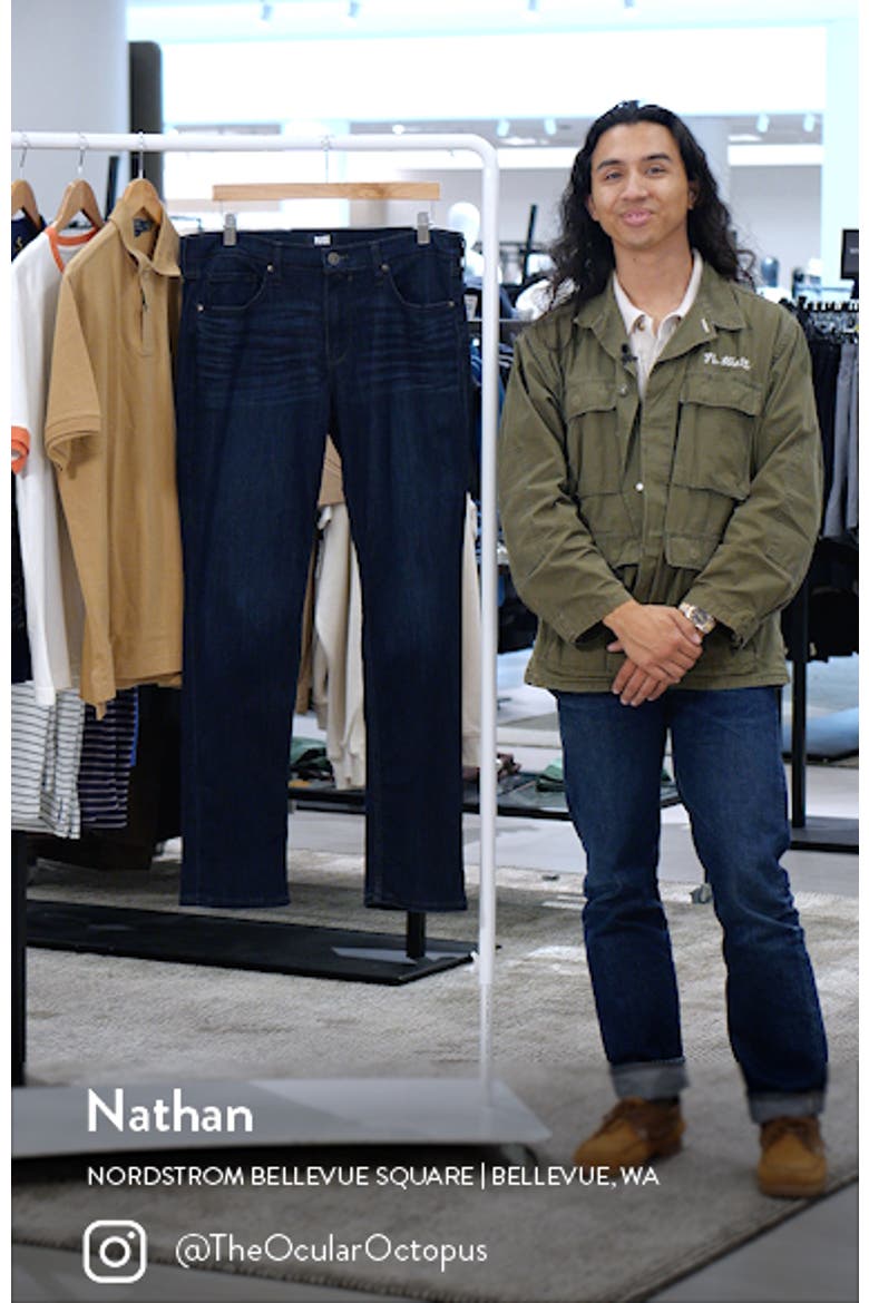 Lennox Transcend Slim Fit Jeans (Nordstrom Exclusive) video