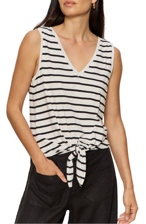 Floral Print Cotton Blend Tank