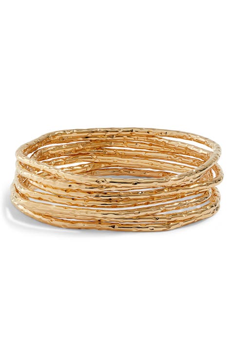 Nyundo Set of 7 Stacking Bracelets