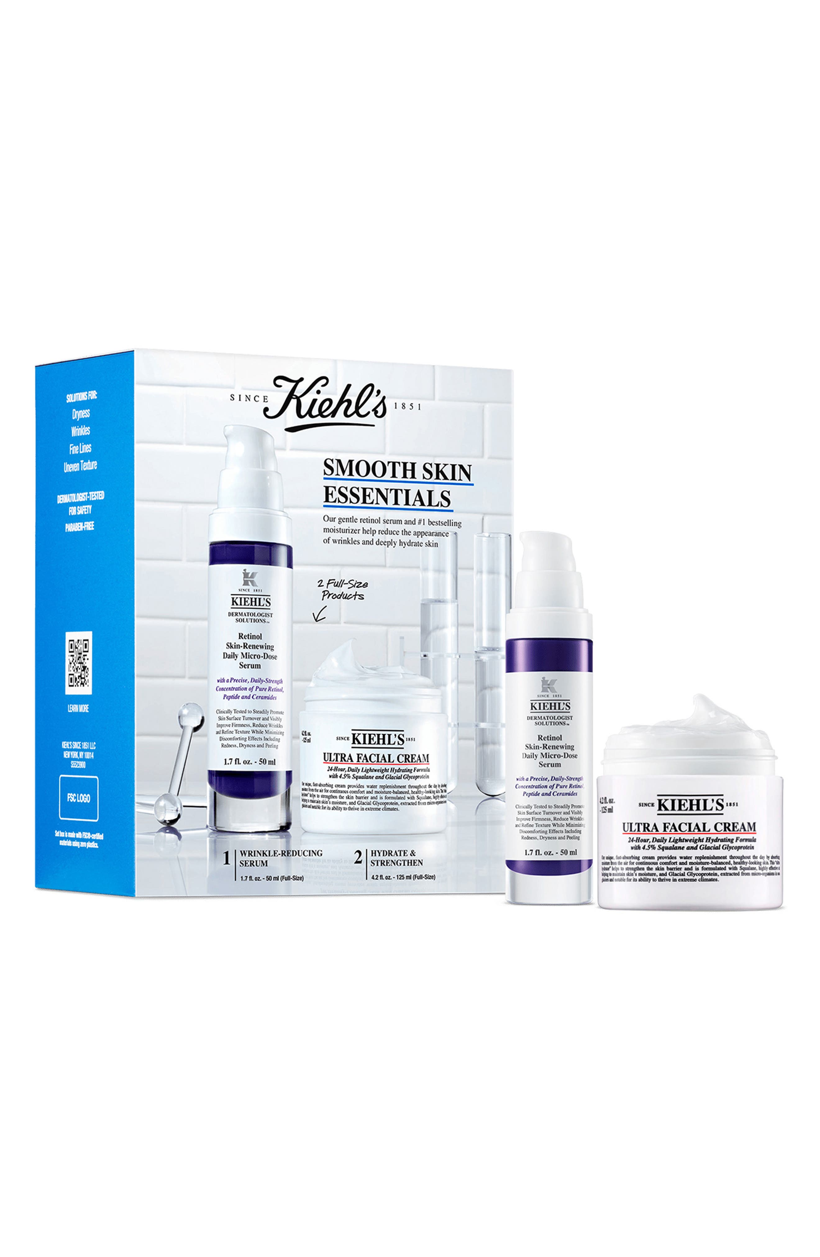 Kiehl's Since 1851 Smooth Skin Essentials Set $159 Value