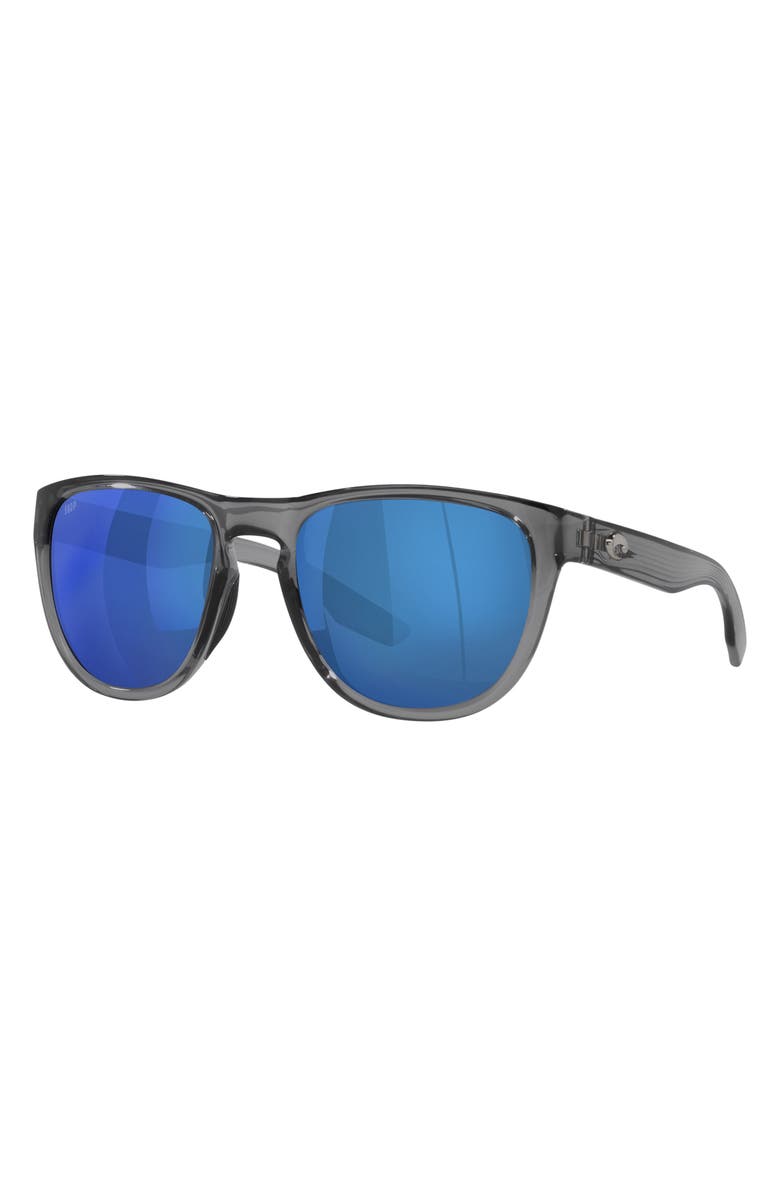 Costa Del Mar Irie 55mm Mirrored Pilot Sunglasses, Alternate, color, Blue