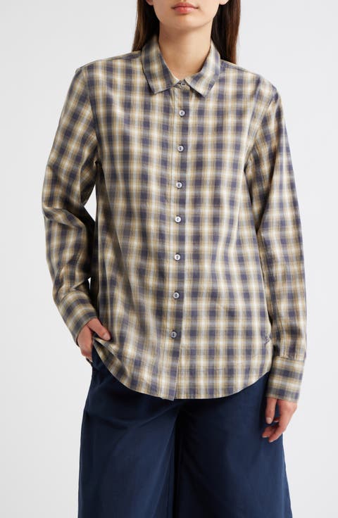 Solana Checked Organic Cotton Shirt