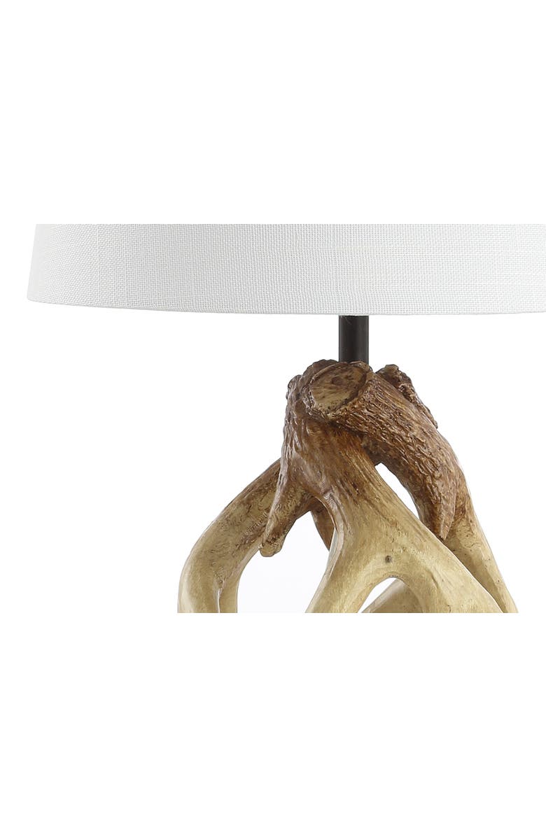 JONATHAN Y Vermont Antler Resin LED Table Lamp, Alternate, color, 
