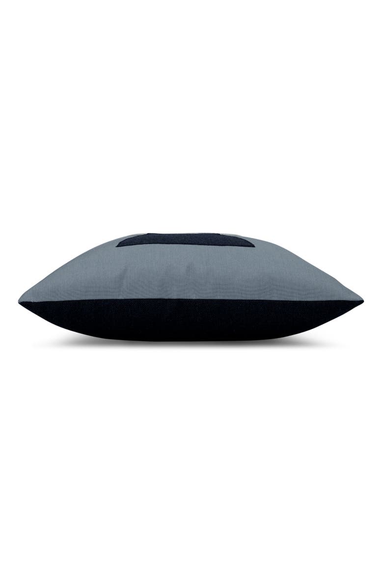 Modern Balance Slate Indoor & Outdoor Woven Accent Pillow, Alternate, color, Slate