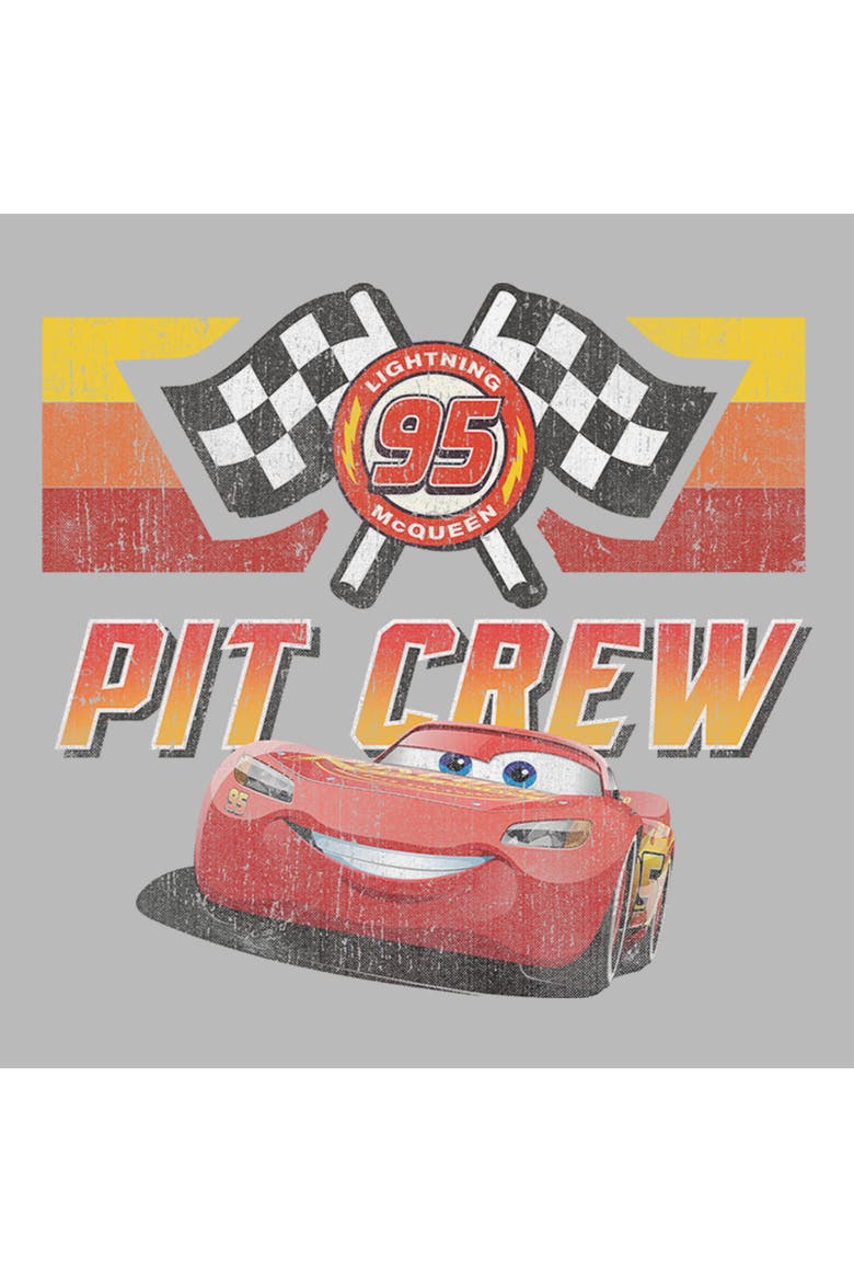 Men's Cars Pit Crew Team Graphic Tee, Alternate, color, Sport Grey