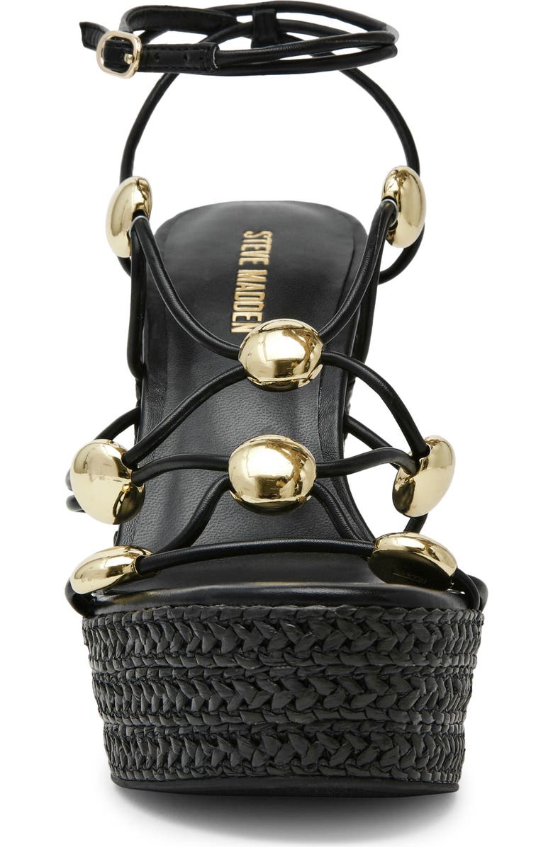 Steve Madden Oaklie Platform Slide Sandal, Alternate, color, Black