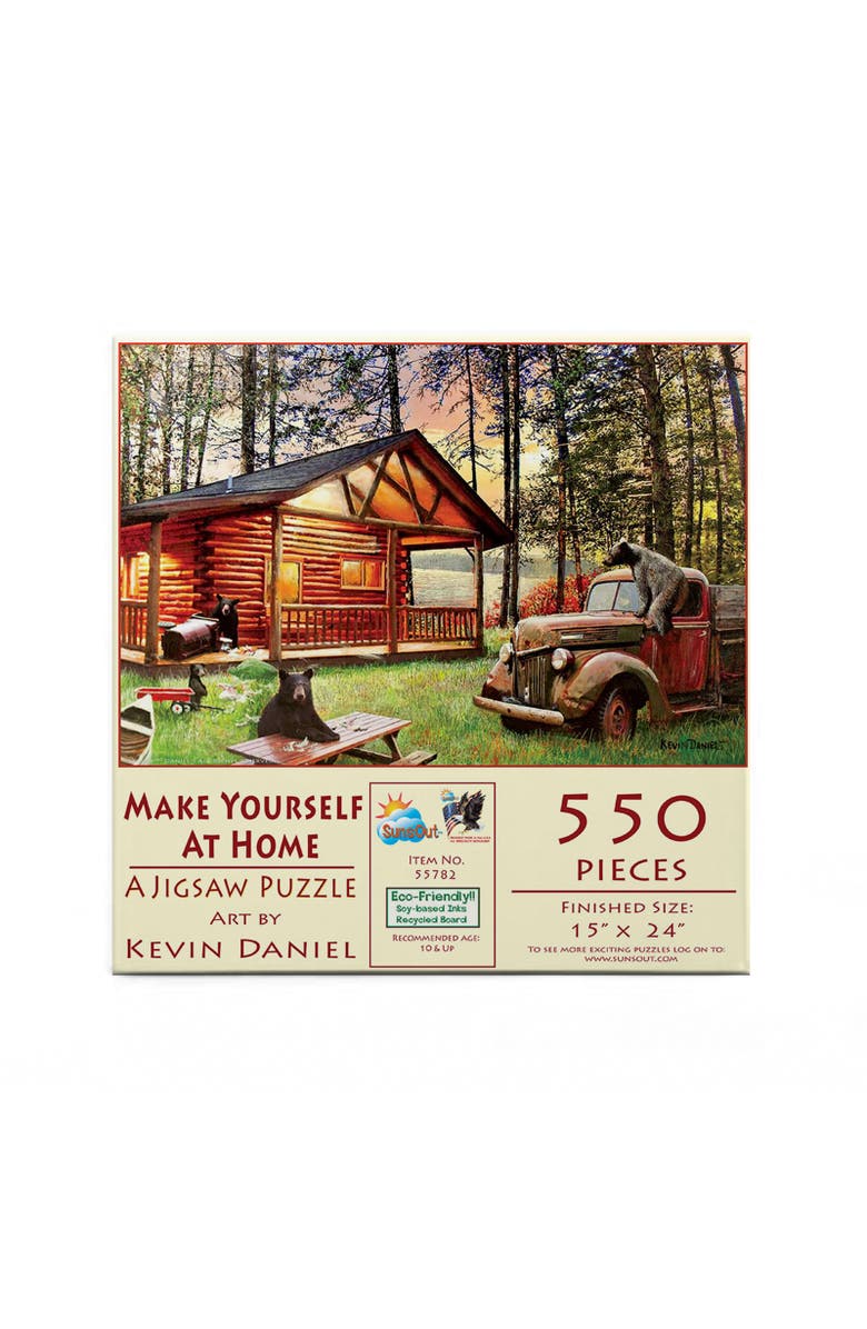 Sunsout Make Yourself at Home 550 piece Jigsaw Puzzle for Adults, Alternate, color, Multicolor