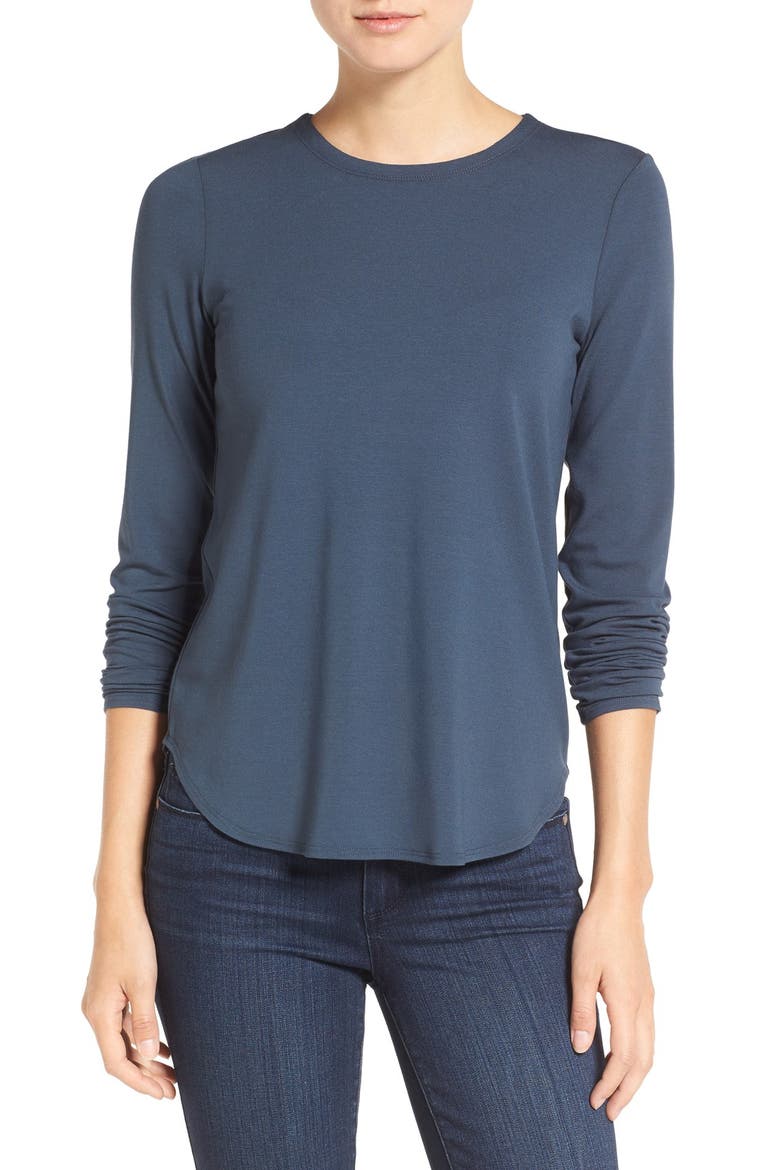 Crewneck Top, Main, color, FIR