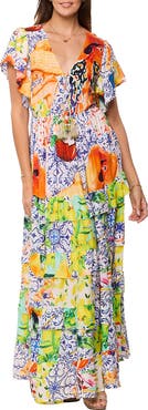 RANEES Floral Maxi Dress