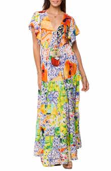 RANEES Floral Maxi Dress