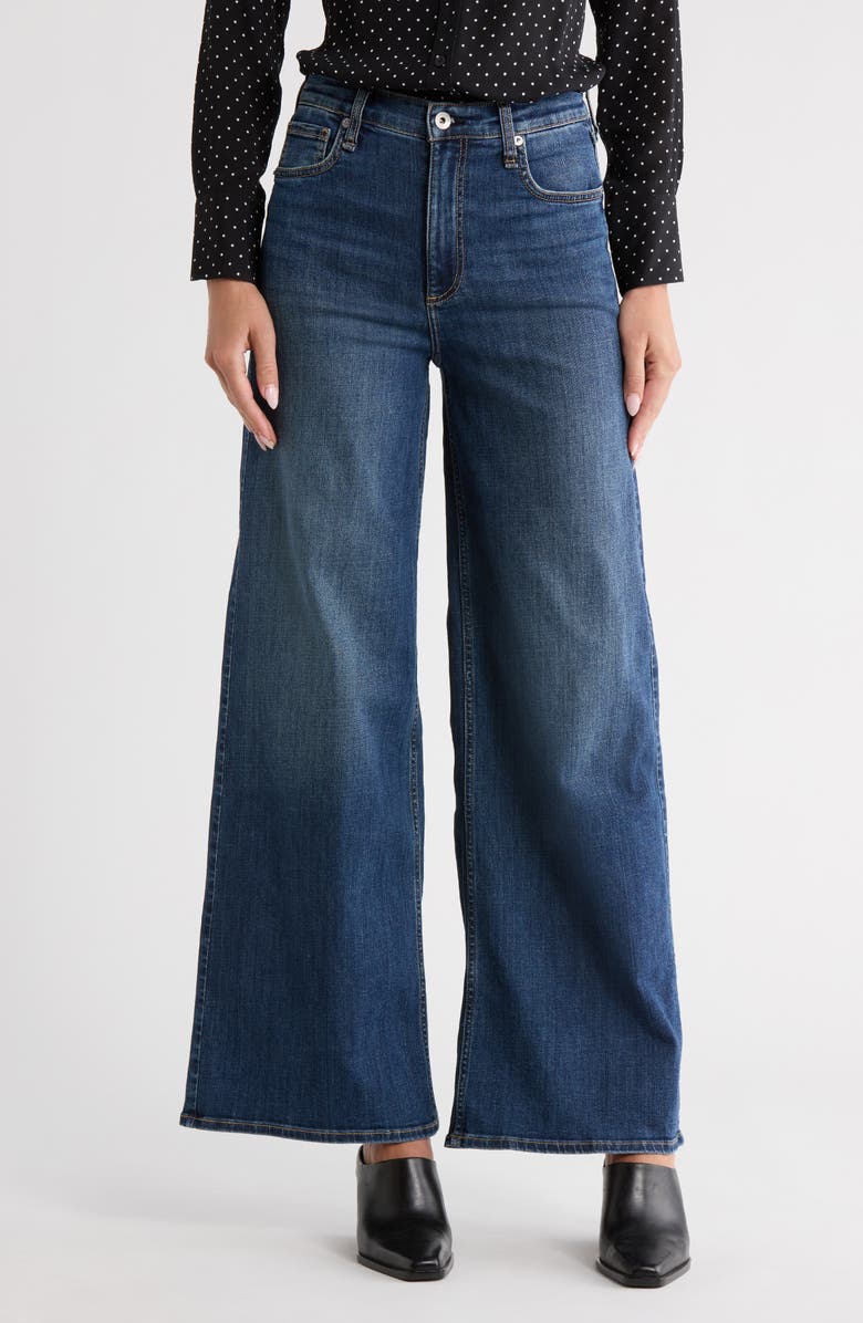 rag & bone Serena High Waist Wide Leg Jeans, Main, color, Bogart