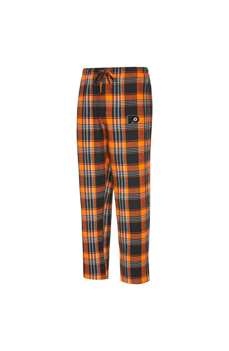 CONCEPTS SPORT Men's Concepts Sport Orange/Black Philadelphia Flyers Region Flannel Sleep Pants, Alternate, color, Orange