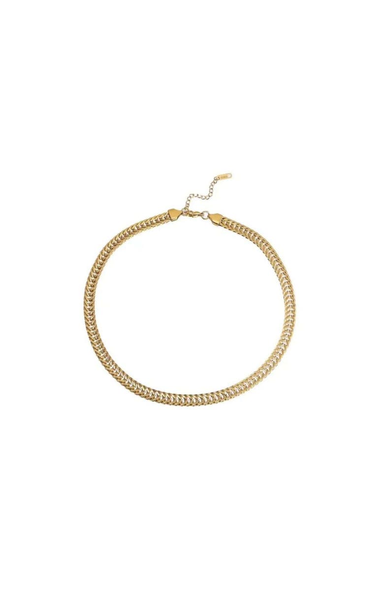 ADIBA Harmonious Links Stainless Steel Chain Necklace, Main, color, Gold