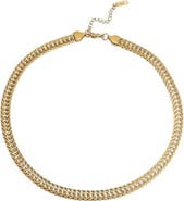 ADIBA Harmonious Links Stainless Steel Chain Necklace