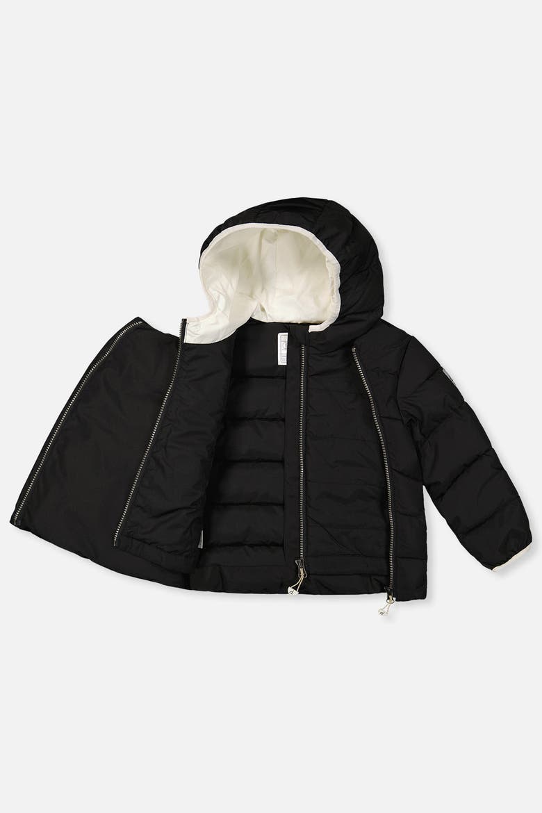 Quilted Waterproof PrimaLoft Winter Jacket, Alternate, color, Noir