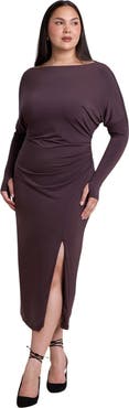 ELOQUII Low Back Jersey Maxi Dress (plus)