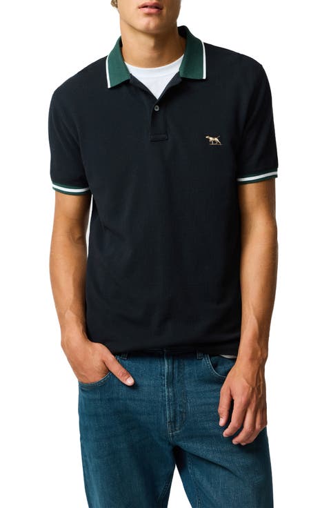 New Lynn Sports Fit Tipped Cotton Piqué Polo