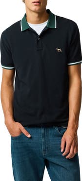 Rodd & Gunn New Lynn Sports Fit Tipped Cotton Piqué Polo