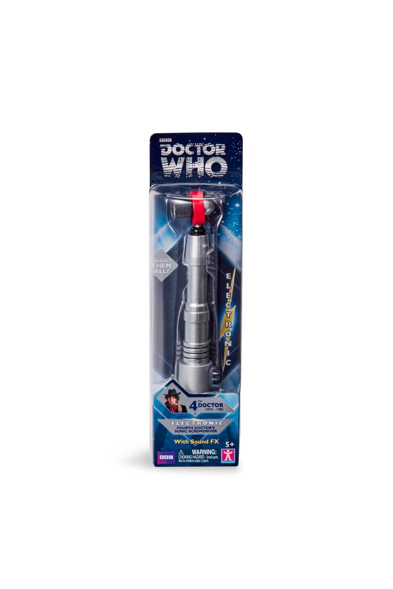Doctor Who 4th Doctor Sonic Screwdriver With Sound, Alternate, color, Silver