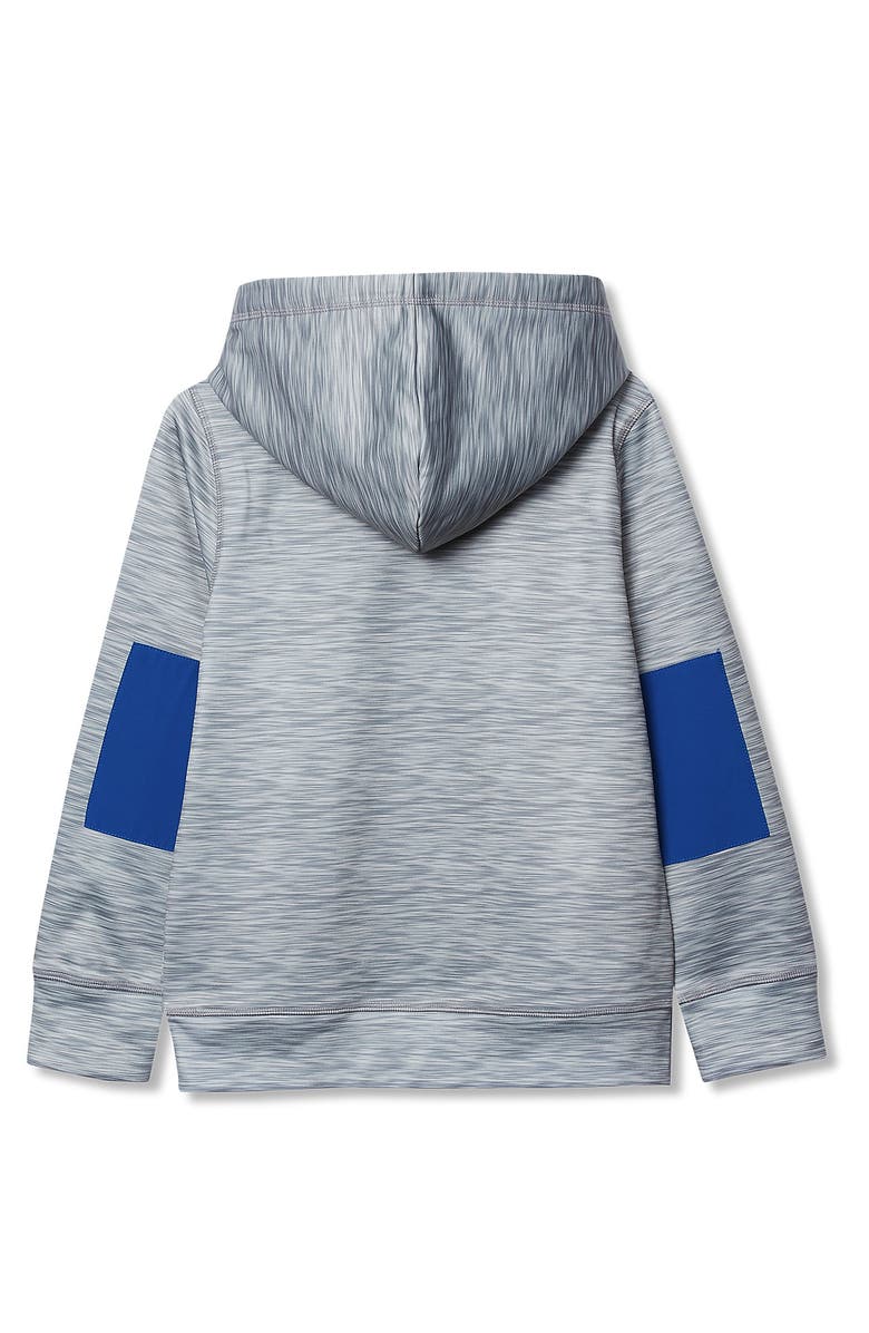 Lands' End Kids Husky Athletic Lightweight Hooded Sweatshirt, Alternate, color, Cocoon Heather Gamer