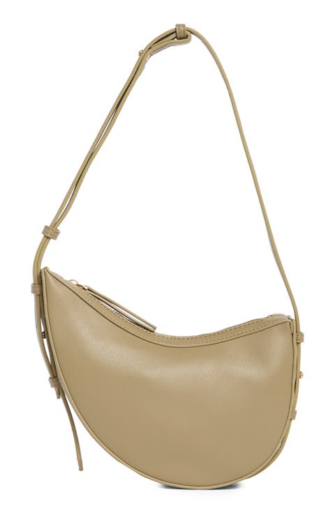 Crescent Shaped Shoulder Bag