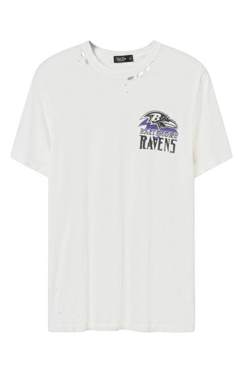 Baltimore Ravens City Series Vintage Distressed Cotton Graphic T-Shirt
