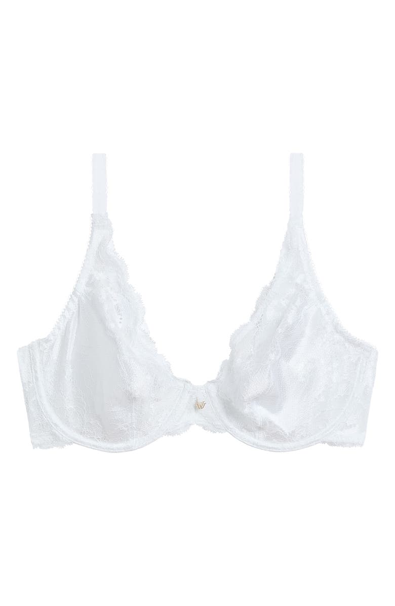 Wacoal Modern Affair Underwire Plunge Bra, Alternate, color, White