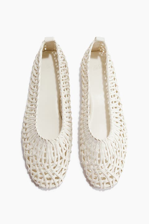 Braided-look Ballet Flats