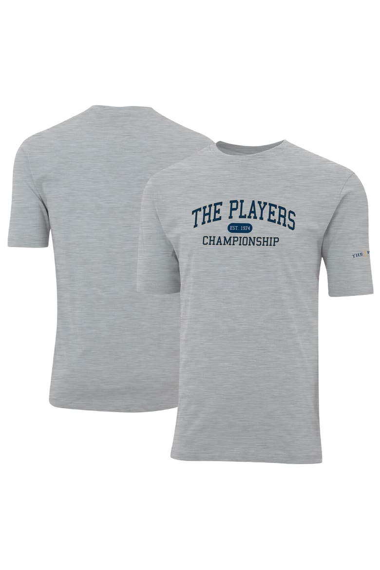 Men's Ahead  Gray THE PLAYERS Arched Logo Pembrooke T-Shirt, Alternate, color, Gray