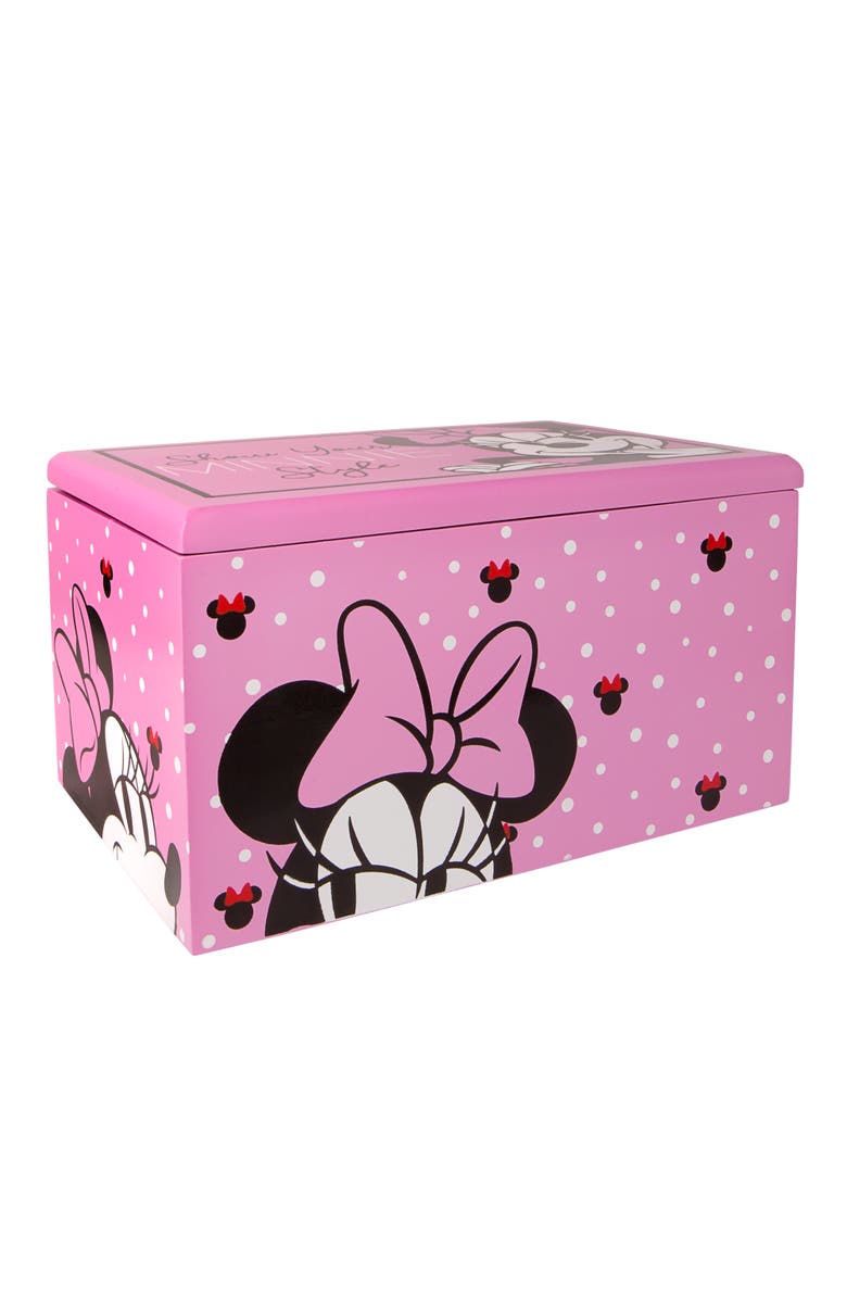 Disney Show Your Minnie Style Jewelry Box, Alternate, color, Pink