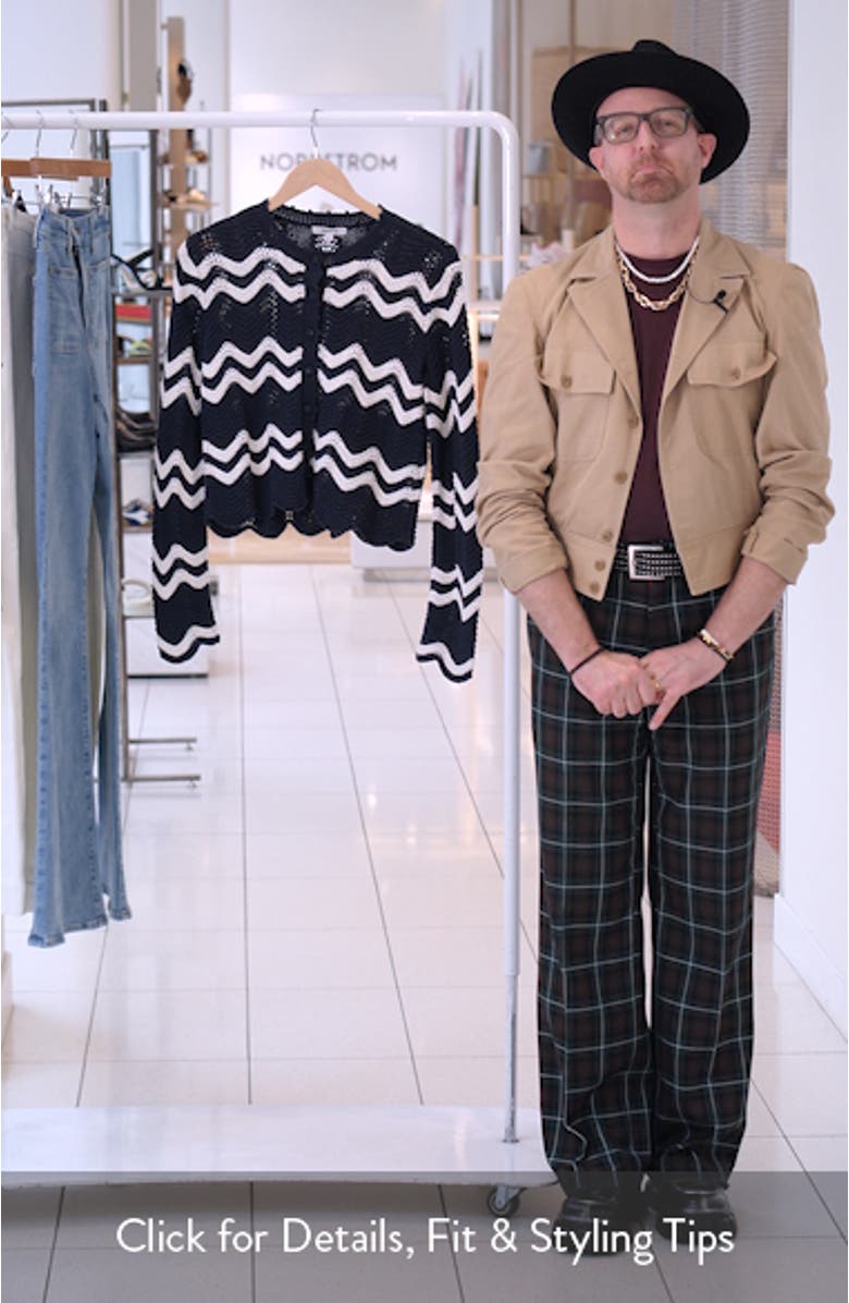 Kassa Wavy-Knit Cardigan, sales video thumbnail
