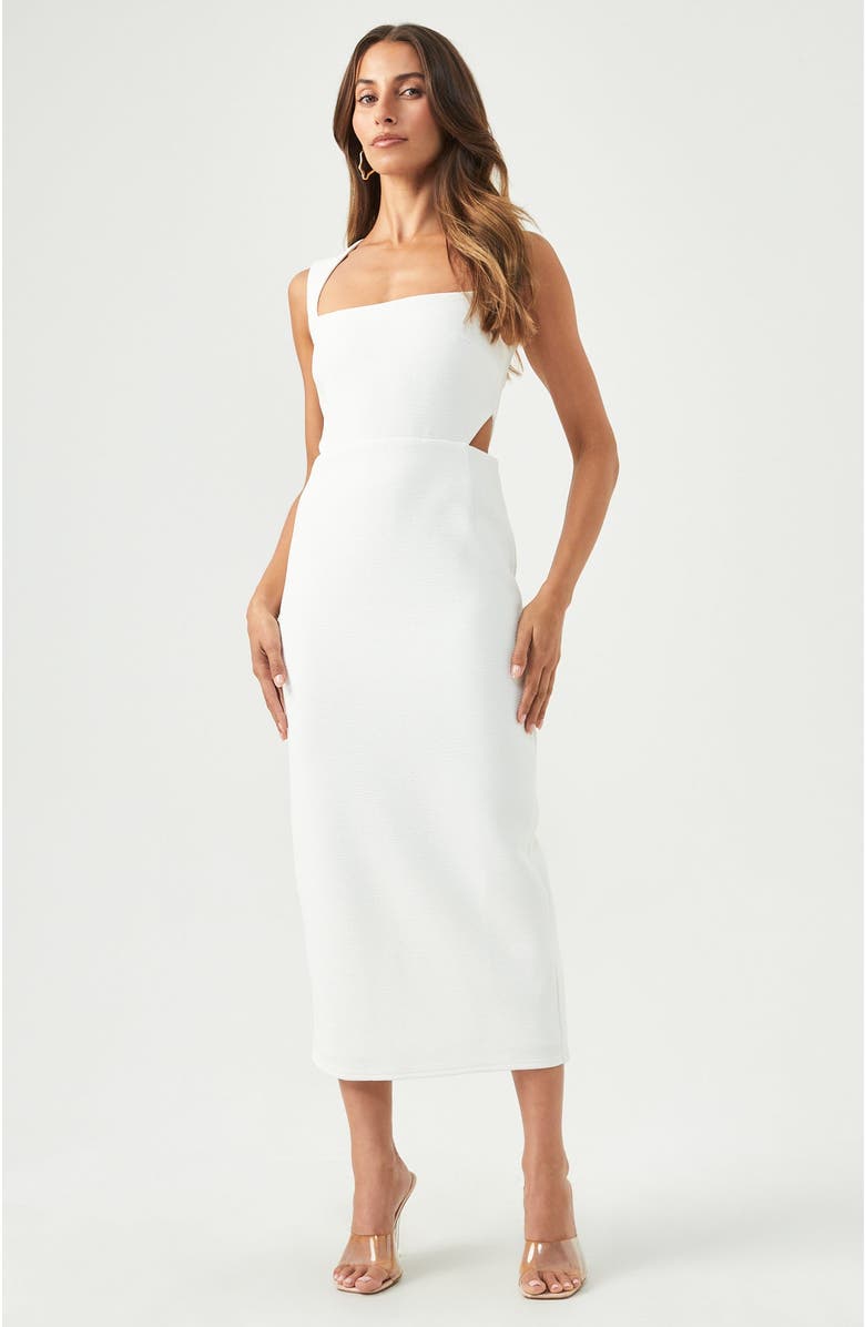 BWLDR Riri Maxi Dress, Alternate, color, White