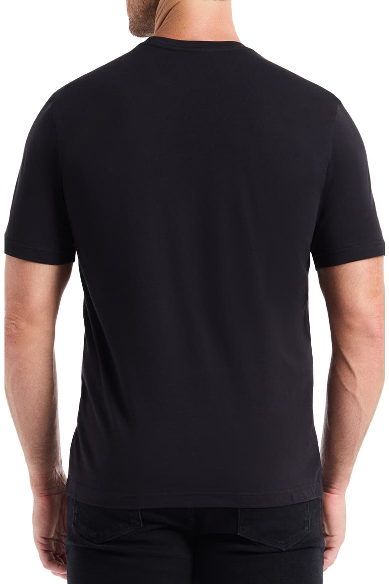 Neon Dog Knit Graphic T-Shirt, Alternate, color, BLACK