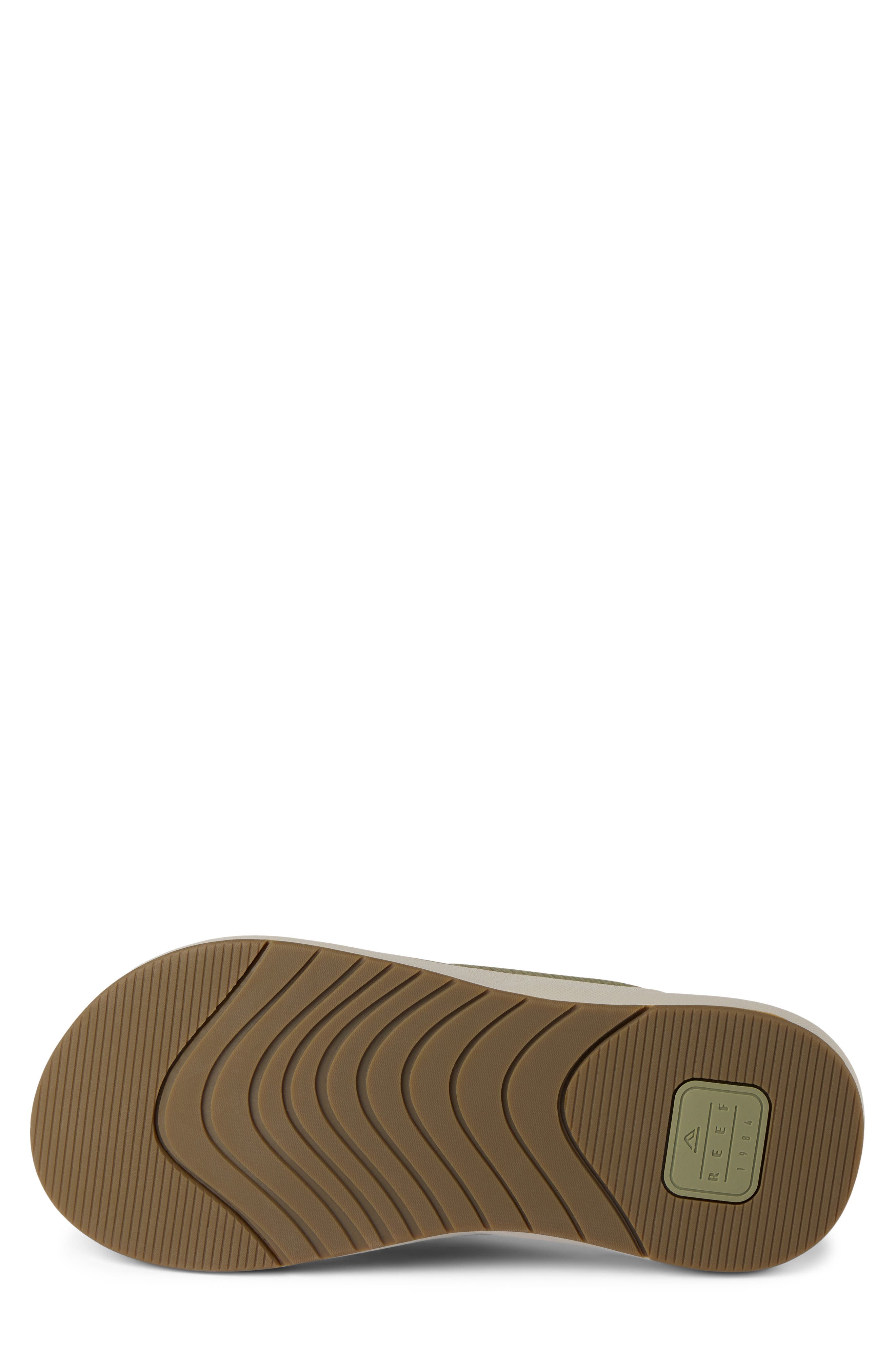 Reef Cushion Norte Water Friendly Flip Flop, Alternate, color, Olive Vintage