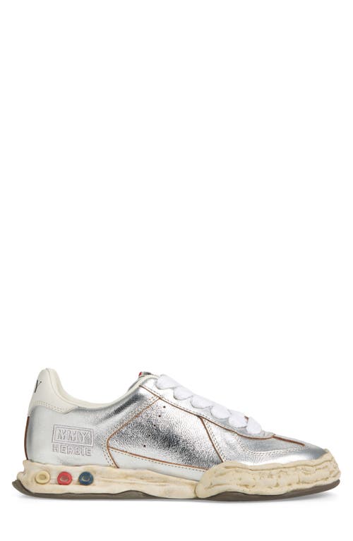Miharayasuhiro Maison Mihara Yasuhiro Herbie Og Sole Metallic Sneaker In Silver