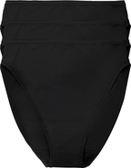 Natori Bliss Bare Cotton High Cut Brief 3-Pack