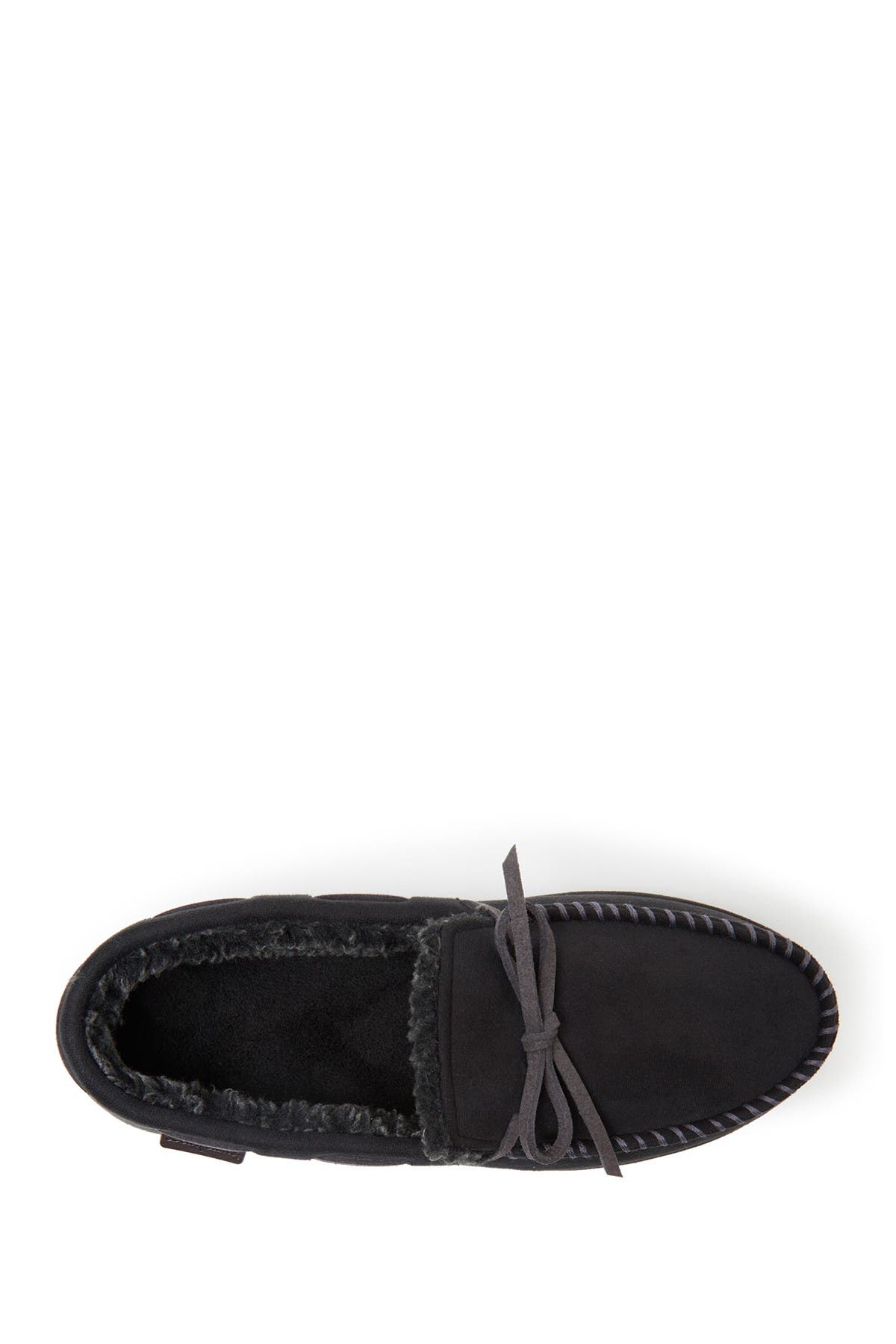 DEARFOAMS Microsuede Berber Lined Moccasin, Alternate, color, 